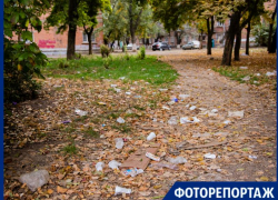 Сквер возле 34 школы в Таганроге превратился в городскую свалку Сквер возле 34 школы в Таганроге превратился в городскую свалку
