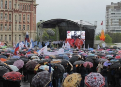 Таганрожцы приняли участие в массовом исполнении песни «День Победы» в Ростове Таганрожцы приняли участие в массовом исполнении песни «День Победы» в Ростове