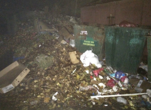Кучи мусора выше гаражей выросли на улице Седова в Таганрога Кучи мусора выше гаражей выросли на улице Седова в Таганрога