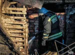 Под Таганрогом в Мелентьево в пожаре сгорел человек Под Таганрогом в Мелентьево в пожаре сгорел человек