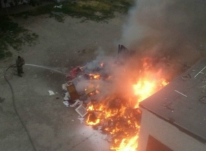 В Таганроге начали гореть свалки В Таганроге начали гореть свалки