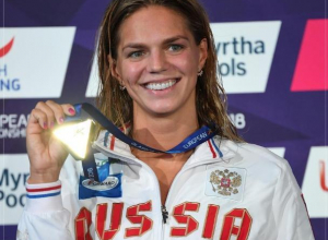 Юлия Ефимова завоевала золото Европы на стометровке брасом Юлия Ефимова завоевала золото Европы на стометровке брасом
