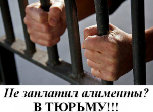 В Таганроге неплательщика алиментов посадили в тюрьму В Таганроге неплательщика алиментов посадили в тюрьму