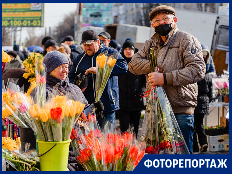 Таганрог благоухает в Международный женский день Таганрог благоухает в Международный женский день