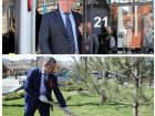 Покатались на трамвае и высадили деревья: губернатор и зампред Совфеда снова наведались в Таганрог