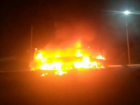 Рейсовый автобус из Таганрога сгорел дотла в районе Геленджика