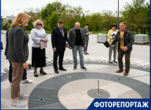 В парке 300-летия Таганрога состоялось выездное заседание думской комиссии 