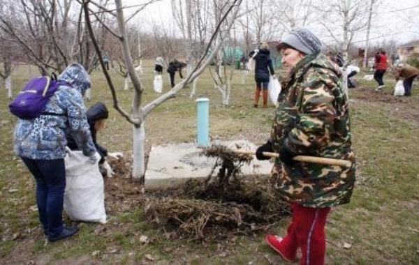170 неравнодушных жителей двух микрорайонов Таганрога собрали более 40 кубометров мусора