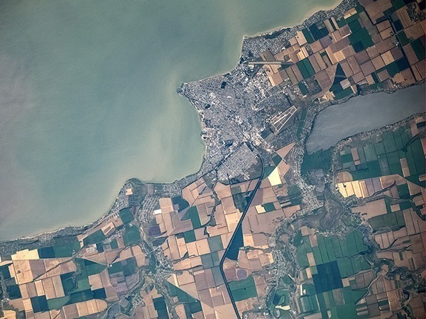 Космонавт сфотографировал Таганрог с орбиты