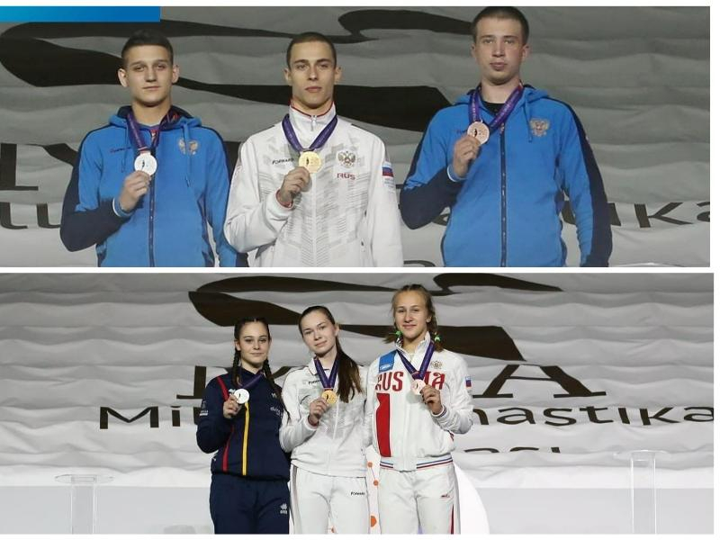 Две медали завоевали таганрогские батутисты на Первенства мира
