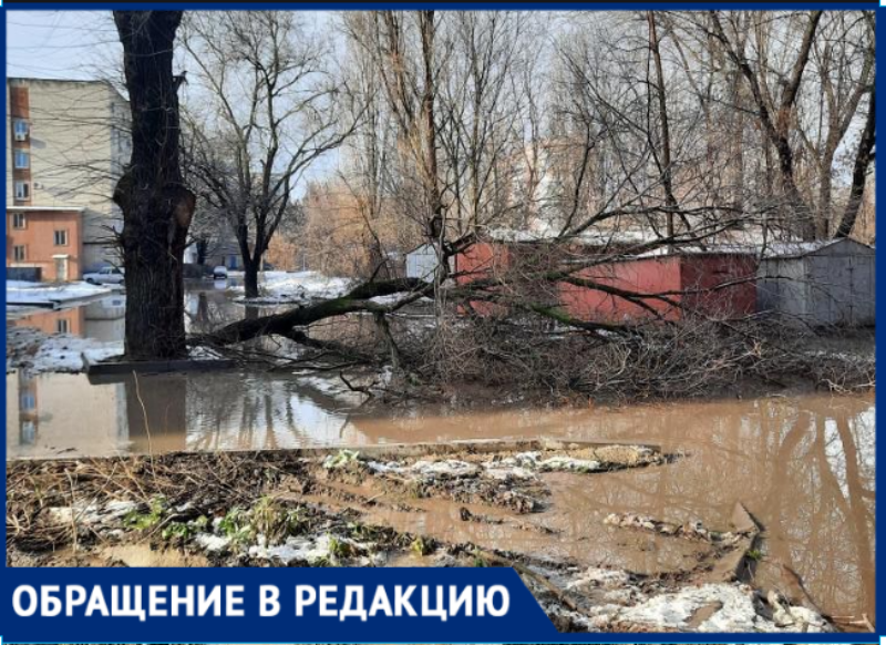 Сломанные деревья, грязь и бездорожье – снова таганрожцы жалуются на район Военного городка